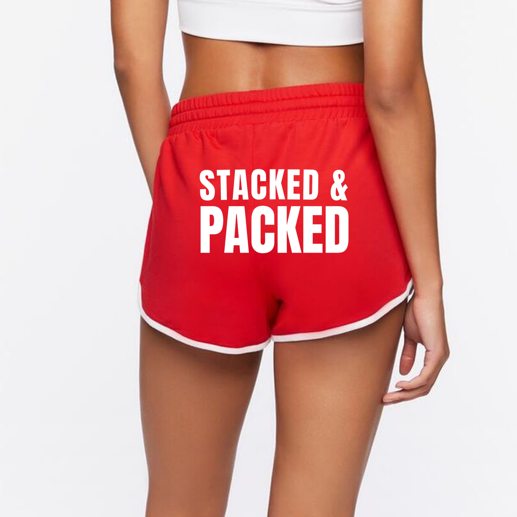 Stacked And Packed Red